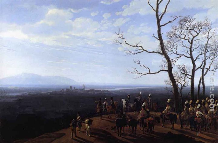 The Siege of Cosel painting - Wilhelm von Kobell The Siege of Cosel art painting